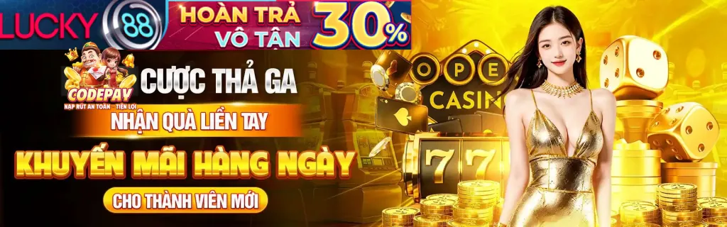 Thưởng chào mừng cho người chơi Slot